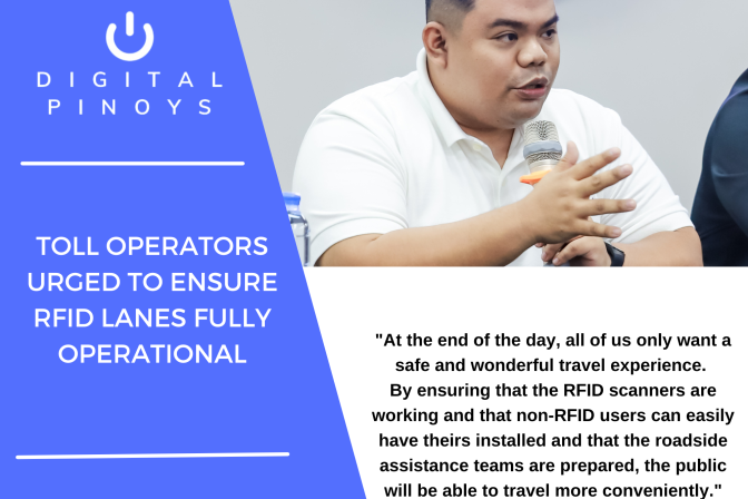 Toll operators urged to ensure RFID lanes fully operational