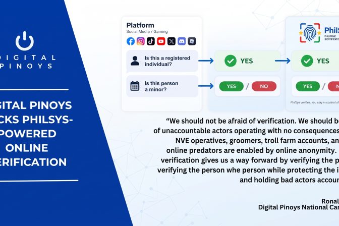 Digital Pinoys Backs Philsys-Powered Online Verification